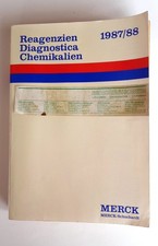 Nachschlagewerk Katalog Merck Reagenzien Diagnostica Chemikalien 1987/88