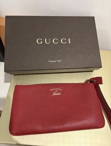 Gucci clutch rot echtes - gucci,