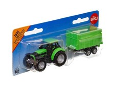 Siku Farmer 1641 Traktor mit Tandem Achs Anhänger OVP - 4101