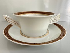 Rosenthal VERSACE Medaillon Meandre Marron SUPPENTASSE UNTERE I.Wahl OvP
