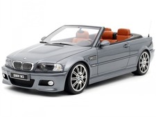BMW e46 M3 Cabrio 2004 grau Modellauto Resine OT1006 Otto 1:18