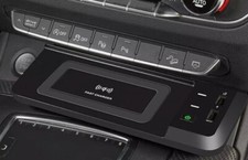 Kabellose Qi Handy-Ladestation Kfz-Ladegeräte passend für Audi Q5 Bj 2020-2024
