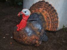 Truthahn Pute Turkey Deko Figur Gartendeko naturgetreu Hahn Huhn Geflügel Hotant