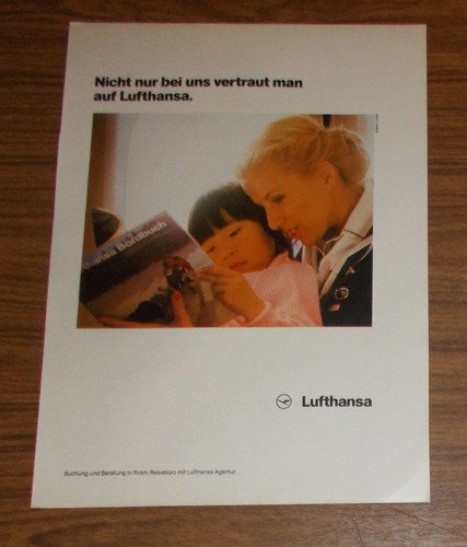 Seltene werbung lufthansa - seltene,