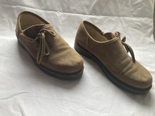 S‘ Landgwand ⚜️Robuste Wildleder Haferlschuhe ~ Leder Fußbett ⚜️Gr. 40⚜️2x getr.