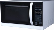 SHARP Mikrowelle Grill 2in1 R742WW Weiß 25L 900W 1000W Auftauprogramm Timer