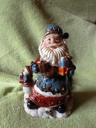 Weihnachtsmann dekofigur mit - weihnachtsmann,