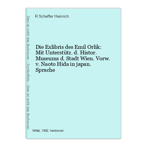 Die exlibris des emil orlik - exlibris,