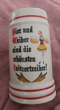 Bierkrug Aus Ton Keramik Mit