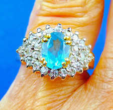 Blautopas Solitär/Cluster