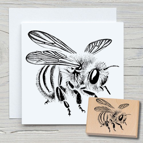 Stempel biene filigran - stempel,