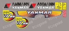 KIT AUFKLEBER STICKERS YANMAR