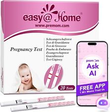 Easy@Home 20 x Schwangerschaftstest Frühtest 10 mIU/ml Empfindlich