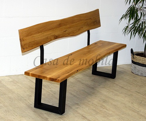 Sitzbank 160 mit lehne - 160,