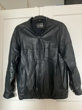 Herren Nappa-Leder Jacke Blouson Größe 52 dunkelblau - TOPP