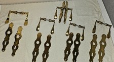 Türdrücker-Türgriff-Türbeschlag-Drückergarnitur Messing poliert 5x - 5 Set´s
