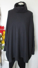 Oversized Rollkragen Pullover Wollpullover 47% Wolle Gr. L 44 46 48 50