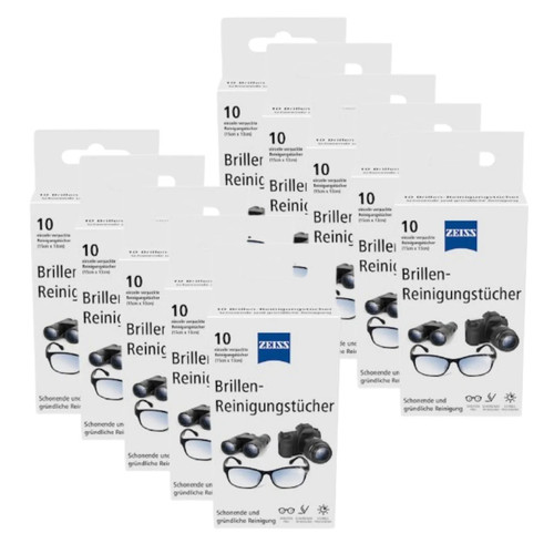 100x brillenputztücher zeiss - brillenputztücher,