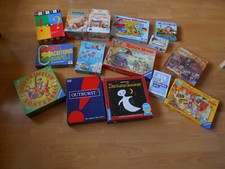 Brettspiele Spielepaket Konvolut - Puzzles - Quartette