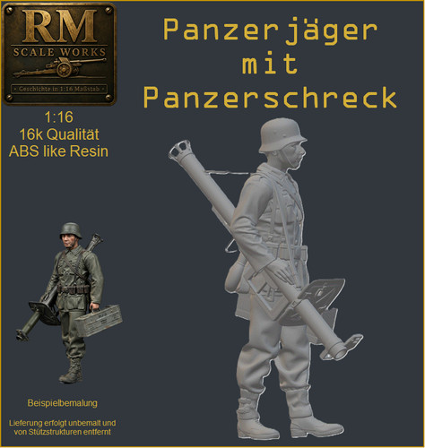 Ww2 wehrmacht figur - 1:16,