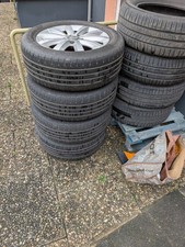 4 Alu-Felgen Mit Altem Reifen, Mercedes B-Klasse 205/55R16 