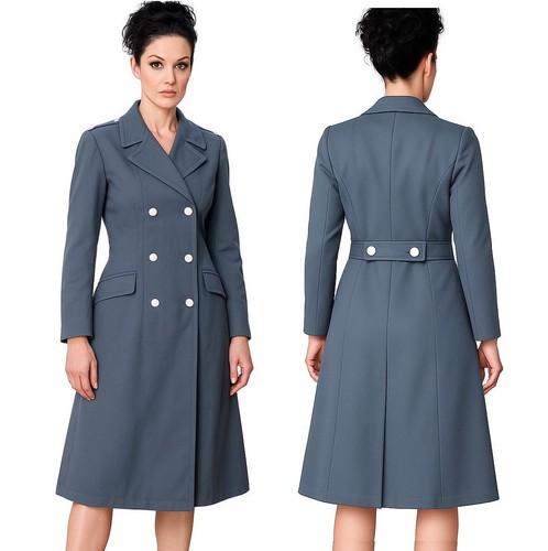 Damen militär armee mantel - militär,