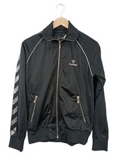 Hummel Trainingsjacke Damen Schwarz Gr. M Logo Print Polyester Freizeit