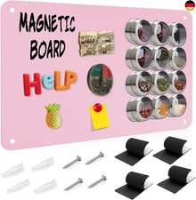 Magnettafel aus Metall, Rosa