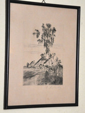 Original Radierung mit