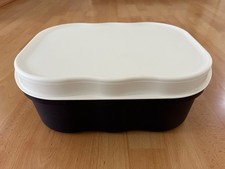 TUPPERWARE: Brotbehälter "Leibwächter" in blau und weiß
