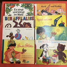 Pappe Bilderbücher DDR Pappbücher 8 Stück (1) Kinderbücher