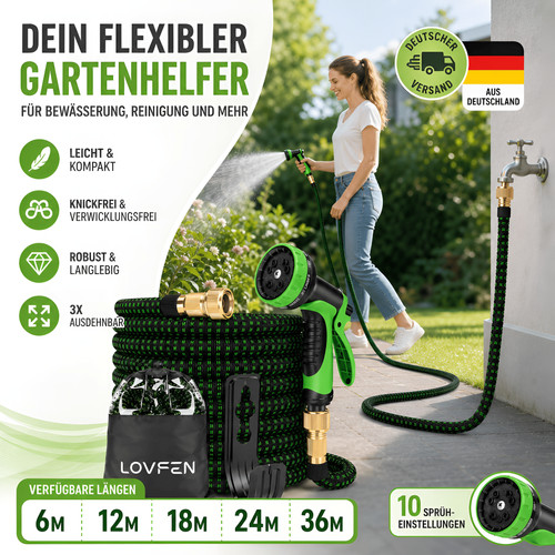 Flexibler gartenschlauch - flexibler,