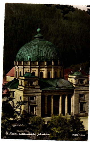 Ansichtskarte blasien - ansichtskarte,
