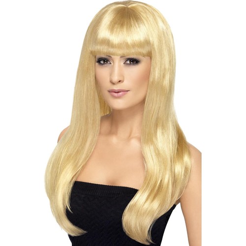 Blonde damen langhaarperücke - blonde,