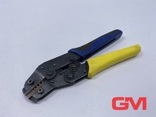 Klaucke Aderendhülsenzange P027033 Wire end crimping pliers blau-gelb 0,14-6qmm