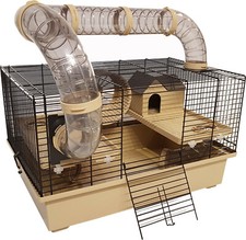 SUPER Hamsterburg Hamsterkäfig  Mäusekäfig Stall Urlaubskäfig Matt