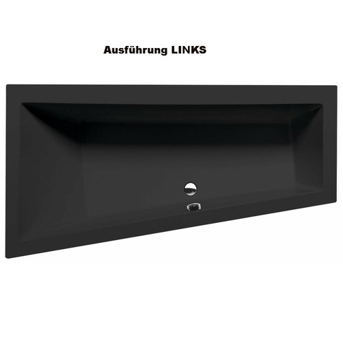 Badewanne andra schwarz matt - badewanne,
