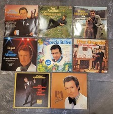 8 Schallplatten Peter Alexander Sammlung . Volksmusik Der  60er
