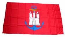 Fahne / Flagge Hamburg Hafen