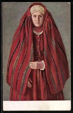 Künstler-AK polnische Frau in