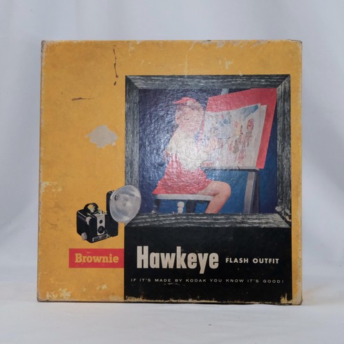 Vintage kodak brownie hawkeye - kodak,