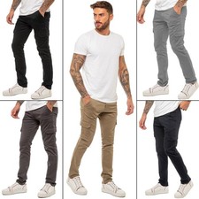 Enzo Cargo-Hosen Herren Slim