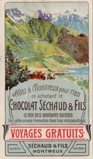 Montreux, Schweiz, Zugticket von 1917