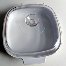 Mikrowellengeschirr MW-A-10 Bräunungsschale mit Pyrex-Deckel