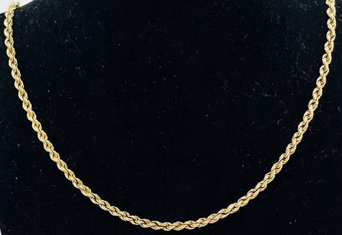 333 8kt gelbgold kette - 333/-,