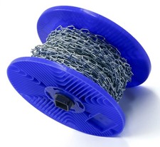 Dörner & Helmer Knotenkette Glieder Kette 1,8 mm Stahl verzinkt - 30 m Rolle
