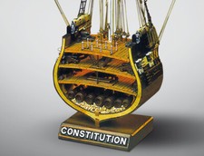 Dusek Mamoli MV32 Sezione Maestra Constitution, Holzmodellbausatz, Maßstab 1:93