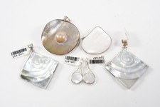 N93G02- Perlmutt Anhänger mit Silber 925 Montierung neuwertig 