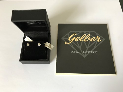 Ohrstecker 585 weissgold - 585, 0,5