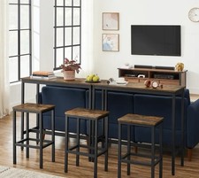 Hohe Bartisch + 2 Hocker |  Black Friday